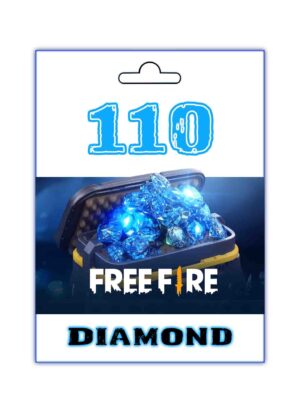 شحن 110 جوهرة فري فاير – كود شحن Free Fire سريع وآمن من رامبو جيمينج